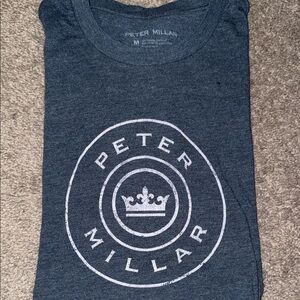 Peter Millar Navy Logo Tee